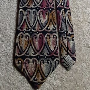 Daniel Fasson hand made, mens silk tie